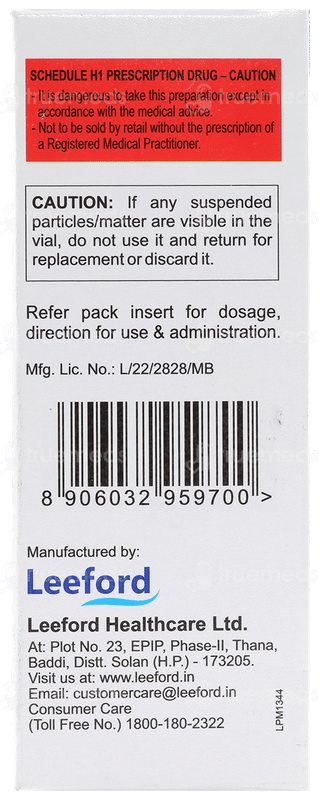 Meropace S 1.5 GM Injection 20 ML